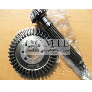 16T-14-00002T spiral bevel gear and shaft for bulldozer spare parts