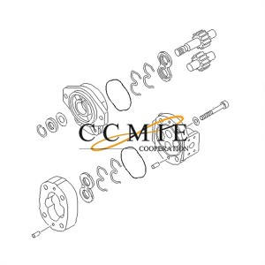 705-11-33210 Komatsu Gear Pump for D70LE-12 D65PX-12U D85ESS-2A