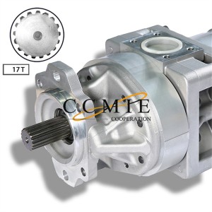 Komatsu wheel loader gear pump 705-55-43000 for WA480-3-W