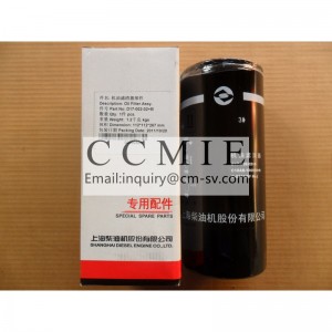 Shangchai Oil Filter D17-002-02 for bulldozer spare part