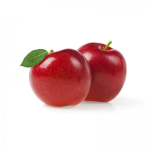 Свежо црвено овошје од јаболко Фуџи – слатко, сочно и тенка кожа