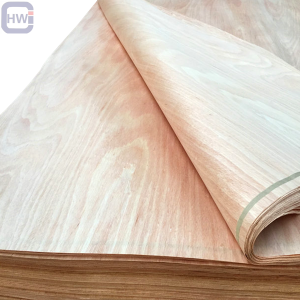 Anpassningsbar 0,5 mm 1 mm 1,5 mm naturlig okoumefanér för plywood