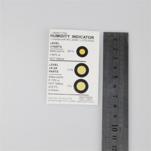 3 Dots Cobalt Free and Halogen Free Humidity Indicator Card