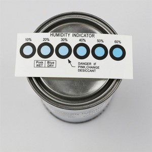 6 Dots Cobalt Dichloride Free Humidity Indicator Card