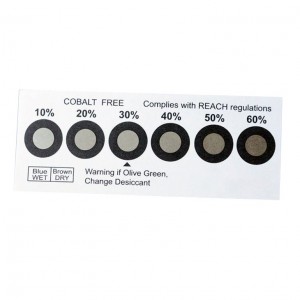 6 Dots Cobalt Free Humidity Indicator Card