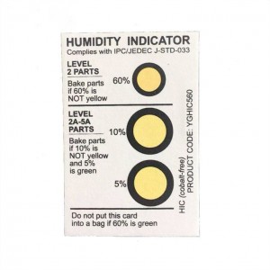 OEM Best Depth And Visual Interest Products –  3 Dots Cobalt Free and Halogen Free Humidity Indicator Card – Region