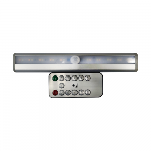 Luz LED para armario con sensor de movemento IR intelixente con batería AAA con mando a distancia