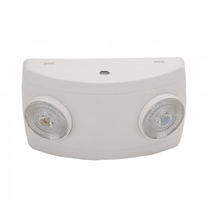 Luz de emergencia blanca LED integrada con capacidad remota