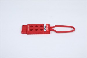 High Quality Insulated Shackle Nylon Lockout Tagout Hasp Lock NH01