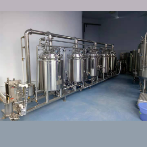 Brouwhuissysteem met vijf vaten voor productielijn voor ambachtelijk bierbrouwen