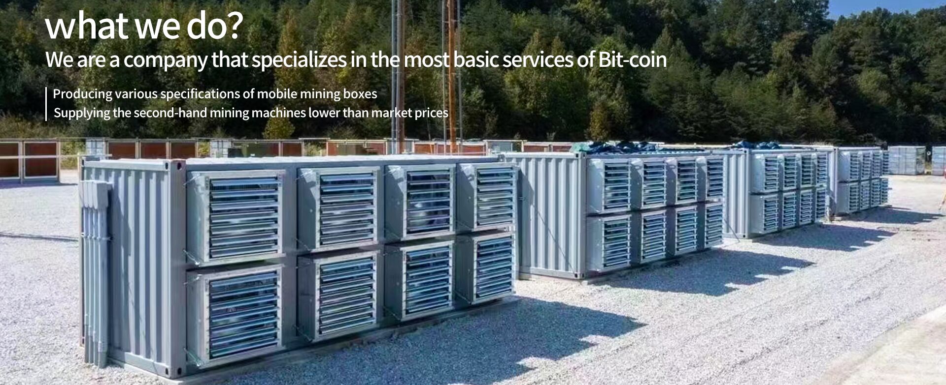 MINING CONTAINERS