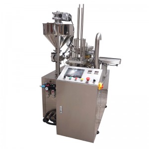 ARFS-1A Rotary Cup Filling Sealing စက်