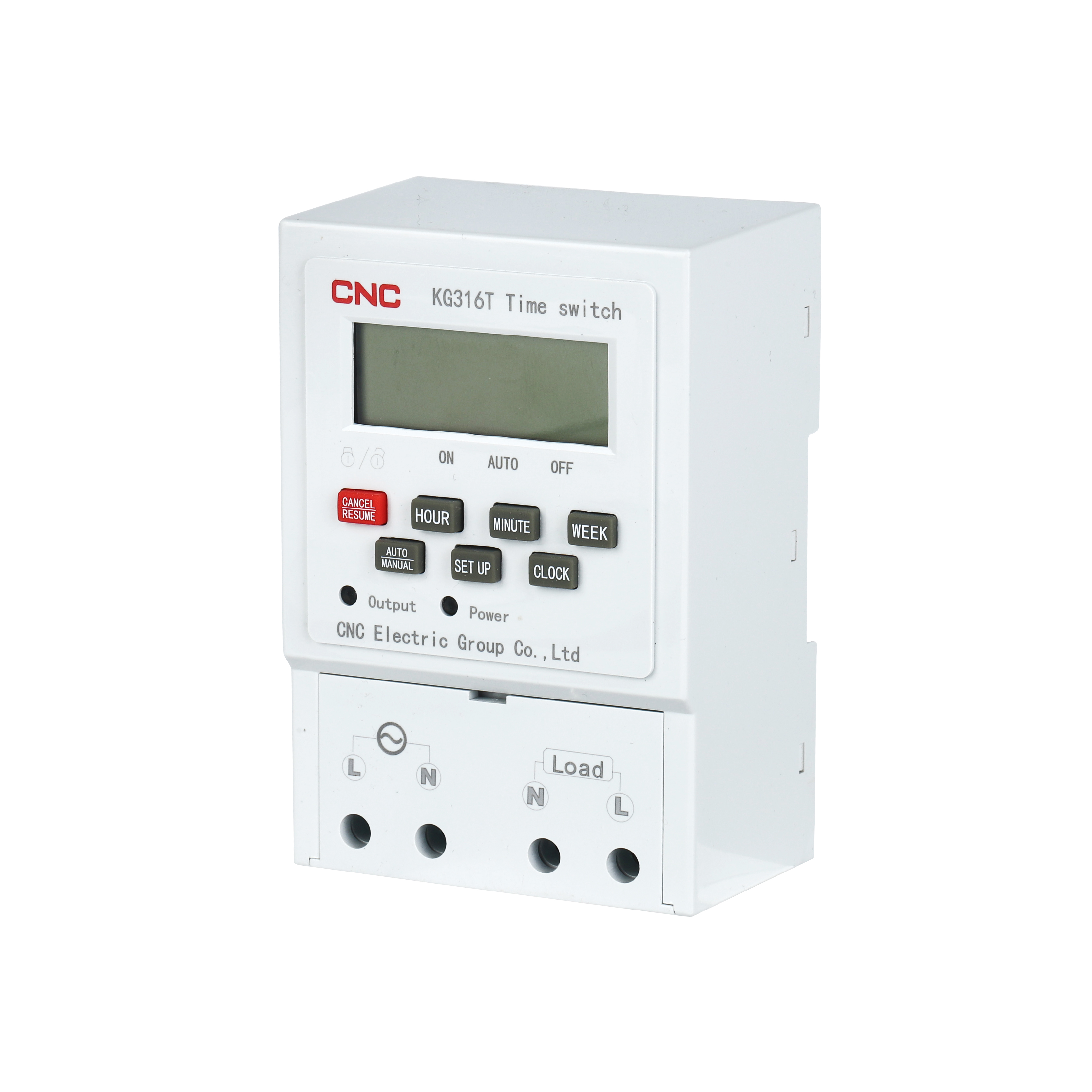 CNC |KG316T 220V LCD Din Rail Switch
