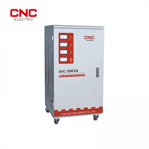 SVC Tiga-fase Akurasi Tinggi Otomatis AC Voltage Stabilizer