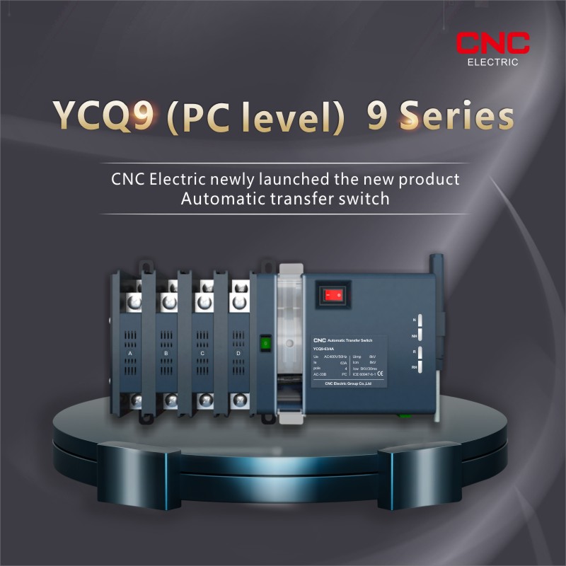 CNC |YCQ9 (PC-niveau) Automatische omschakelaar met dubbele voeding