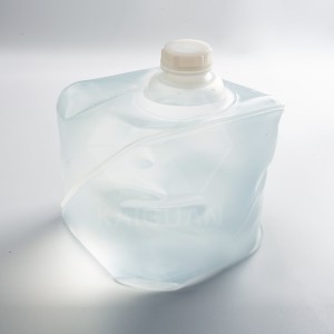 Flexible packaging soft plastic LDPE 5l 10l 18l 20l diluent cubitainer cube collapsible bag in box cubitainer