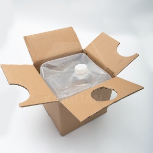Flexibilní balení měkký plast LDPE 5l 10l 18l 20l ředidlo cubittainer kostka skládací sáček v krabici cubittainer