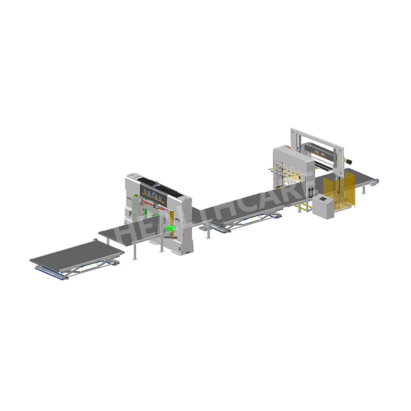Köpük Blokları Levhalara Kesmek için CNCHK-9.4 Otomatik Yatay Dilimleme Makinesi