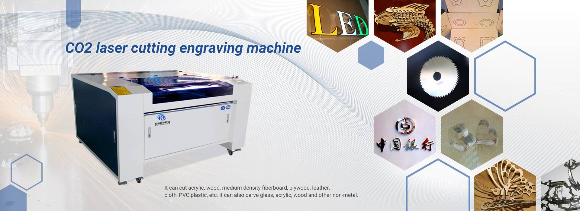 machine de gravure de découpe laser co2