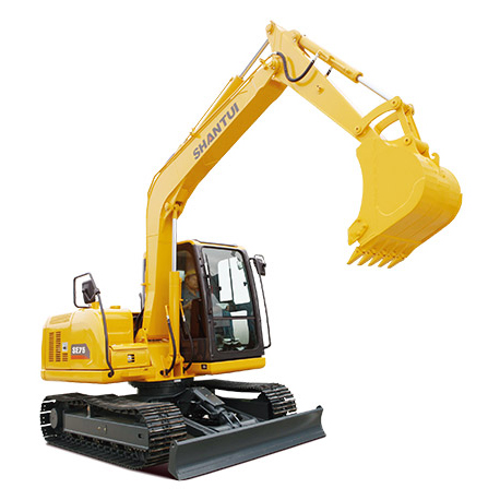 Shantui  7 ton SE75hydraulic small crawler excavator with grab parts price for sale