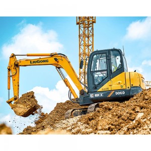LIUGONG 6 ton New China Good Price Of Hydraulic Crawler Excavators Digger machine 906D earthmoving machine