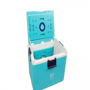 Portable handle Vaccine carrier transport   pharmaceutical biomedical