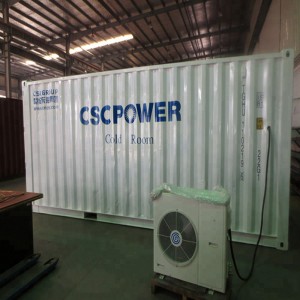 40hq 40 feet cold room container for meat chiller and freezer for sale