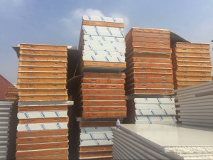 120mm,150mm Cold Room Fireproof Standard Width Insulated Sandwich Panel With Aluminum Panel Steel