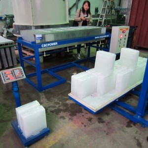 direct cooling block ice machine-3T