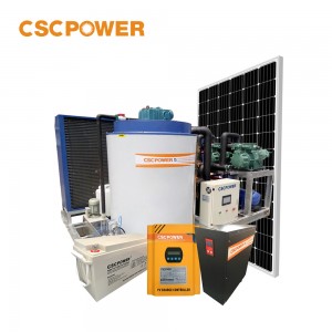 CSCPOWER solar Ice machine ice flake maker machine for supermarket food preservation 5ton/24h factory price