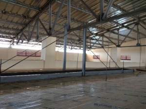 insulated door cold room for mushroom with pu sandwich panels