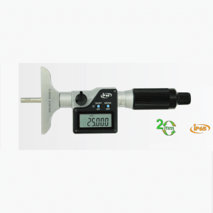 Elektronikus mélységmikrométer Ip65 0,5 mm-es osztású orsóval