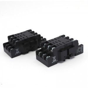 CE Certification Relay Socket 8 Pin Manufacturers –  RT11-C6 Professional Design China 15A Korea Electrical Relay Sockets – E-fun
