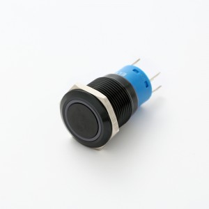ELEWIND 19 mm ringbelyst Kortvarig låsende trykknap 12V vandtæt (PM192F-□■E/J/△/▲/◎)