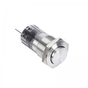 16MM logam Stainless steel 1NO1NC 2NO2NC sakedapan latching on-off push tombol switch PM164F(H)-11/S