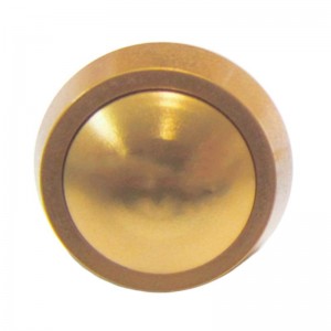 ELEWIND Κεφαλή θόλου 12mm Χρυσό χρώμα Διακόπτης κουμπιών από ανοδιωμένο αλουμίνιο (PM121B-10/J/A/Χρυσό χρώμα)