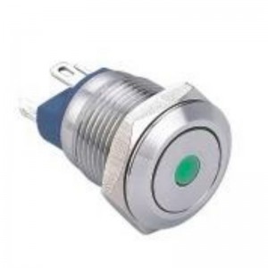 ELEWIND μεταλλικός διακόπτης κουμπιών 12mm με φως (PM121H-10D/J/G/12V/S)