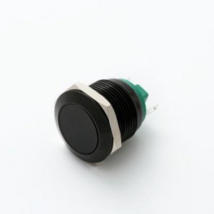 ELEWIND 19 mm momentinis (1NO) nerūdijančio plieno mygtuko jungiklis (PM191H-10/J/S, PM191F-10/S, PM191B-10/S))