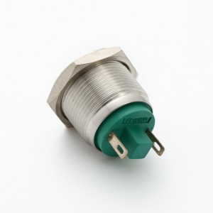 ELEWIND 19mm momentâneo (1NO) interruptor de botão de aço inoxidável (PM191H-10/J/S，PM191F-10/S，PM191B-10/S))