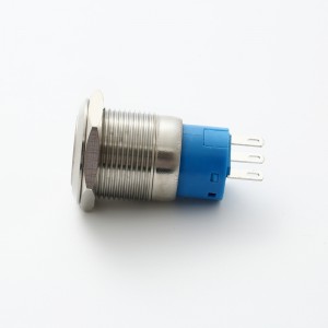 ELEWIND 19mm 1NO1NC 2NO2NC verrouillage momentané interrupteur à bouton-poussoir en acier inoxydable (PM192F-11Z/S, PM192F-11/S)