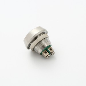 ELEWIND 12mm momentáneo metal acero inoxidable 10NO interruptor de botón de campana, PM121B-10/S