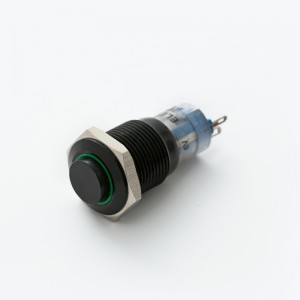ELEWIND 16mm hege kop Ring ferljochte drukknop switch (PM162H-□■E/△/▲/◎)