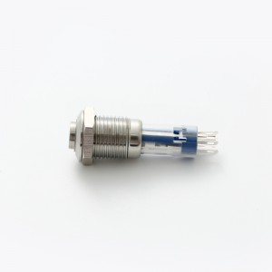 ELEWIND 12mm nhỏ / mini kim loại loại tạm thời hoặc có chốt bằng thép không gỉ có vòng khuyên Công tắc nút nhấn có đèn chiếu sáng (PM122H-11E / S)