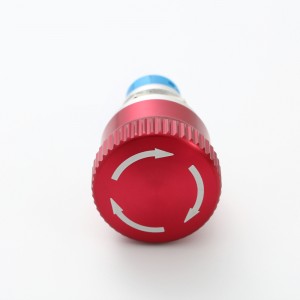 ELEWIND 19mm आपातकालीन मशरूम लैचिंग ऑन/ऑफ स्टॉप लाल पुश बटन स्विच उपकरण लिफ्ट लिफ्ट (PM192F-11TS)