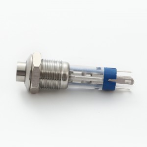 ELEWIND 10mm ຂະຫນາດນ້ອຍ / ຊ່ວງເວລານ້ອຍຫຼື latching ປະເພດໂລຫະສະແຕນເລດທີ່ມີວົງແຫວນທີ່ເຮັດໃຫ້ມີແສງສະຫຼັບປຸ່ມກົດແສງສະຫວ່າງ (PM10H-11E / S)