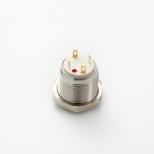 ELEWIND 16mm bercahya simbol kakuatan push on switch (PM161F-10ET/J/B/12V/S)