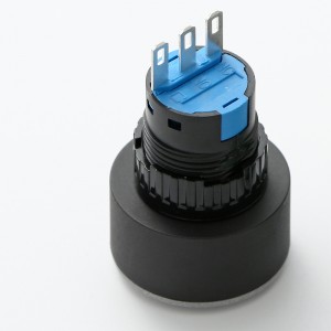 ELEWIND 22mm Plastik düz yüzeyli basmalı düğme anahtarı (PB223PY-11ZD/G/12V ， PB223WY-11D/G/12V)