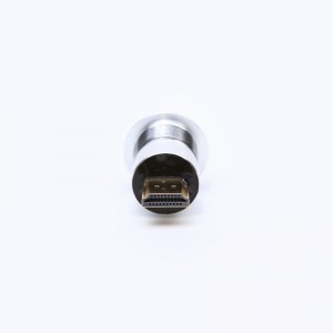 Μεταλλική διάμετρος τοποθέτησης 22mm Υποδοχή σύνδεσης USB από ανοδιωμένο αλουμίνιο USB2.0 HDMI Γυναικείο σε αρσενικό
