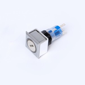 ELEWIND 22mm Plastic 5 PIN terminal square iluminated key lock switch ( PB223PF-11Y/21A/G/12V ，PB223WF-11Y/21A/G/12V )
