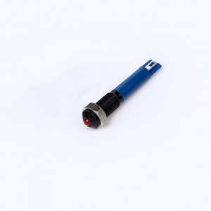 6mm metal latão preto ou aço inoxidável ou latão niquelado à prova d'água IP67 LED indicador de luz (PM06F-D/G/12V/A)